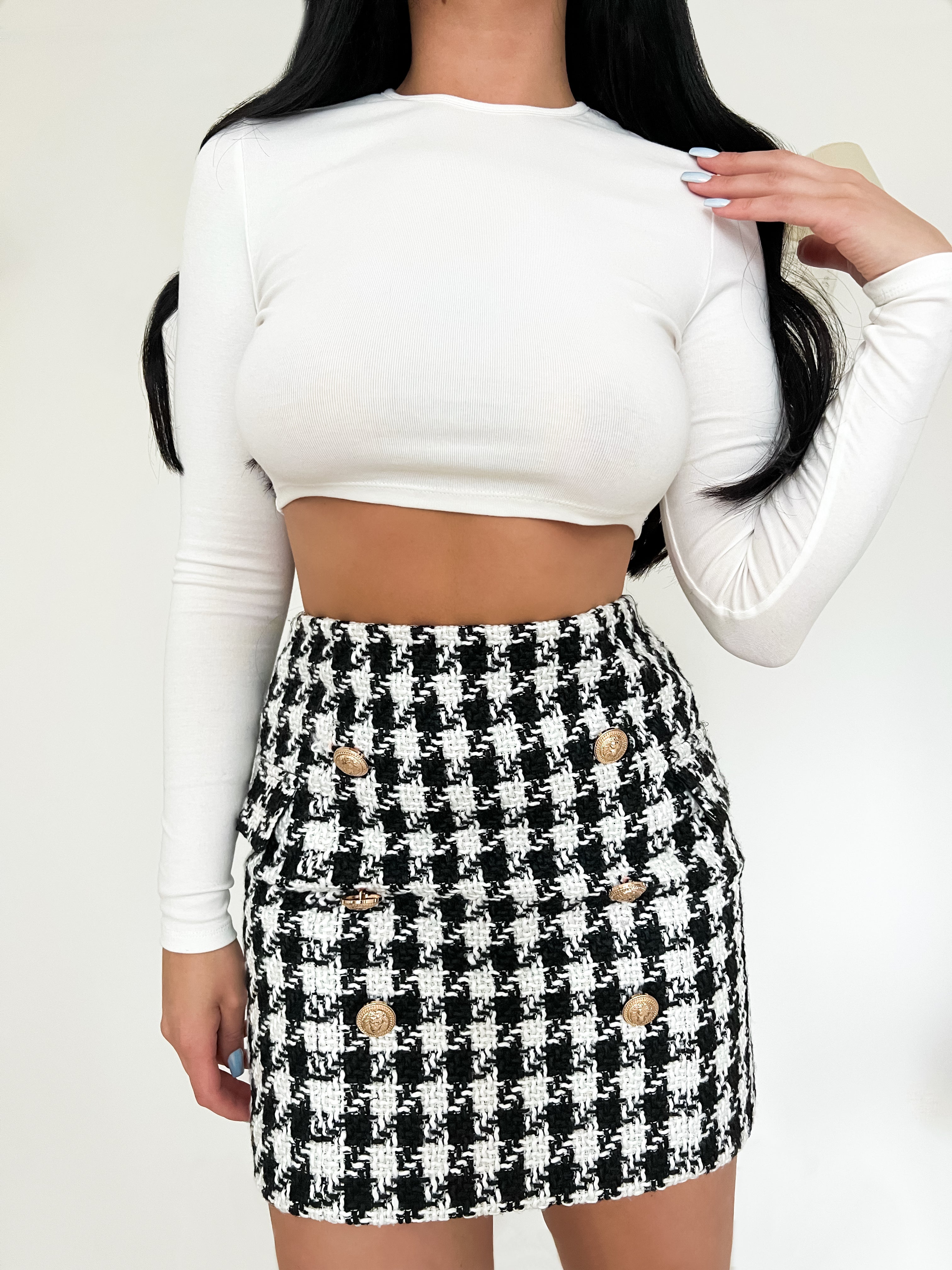 Jupe damier top